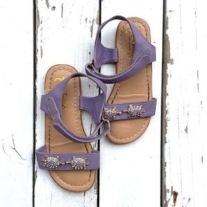 Turtle Jeweled Sandals by Miss Trish for Kids